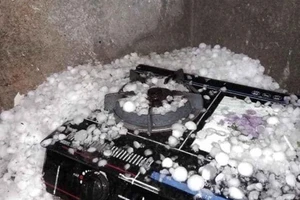 Mưa đá lại xảy ra ở các tỉnh miền núi phía Bắc