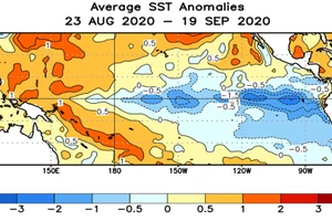 Miền Trung, Nam bộ sẽ dồn dập mưa trái mùa vì La Nina
