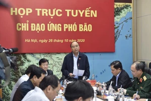 Thủ tướng thành lập Ban chỉ đạo tiền phương ứng phó bão số 9