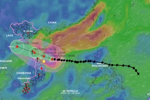 Vì sao bão số 13 tăng lên cấp cuồng phong, giật cấp 17?