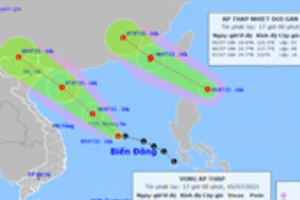 Khẩn cấp ứng phó áp thấp nhiệt đới đang mạnh thành bão