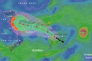 Bão Chanthu cấp 13-14 tác động tới bão Conson thế nào khi cách xa 1.100 km?