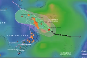 Áp thấp nhiệt đới thành bão số 6, mưa to từ Quảng Trị đến Bình Định 