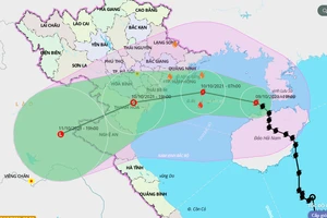 Bão số 7 đã vào Vịnh Bắc bộ, ngày mai phát tin bão số 8