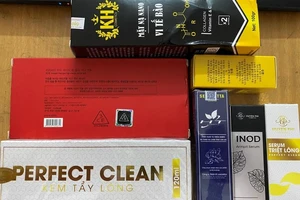 Phát hiện cơ sở sản xuất mỹ phẩm chui quy mô lớn