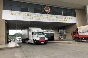Cửa khẩu quốc tế ở Lào Cai tạm ngừng xuất khẩu hàng hóa