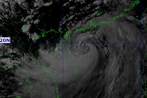 Bão số 1 giật cấp 14 vẫn có thể mạnh thêm, đĩa mây rất rộng