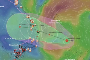 Áp thấp nhiệt đới sẽ mạnh lên thành bão hướng vào Quảng Nam – Bình Định