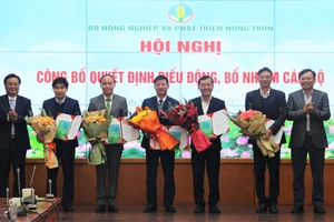 Bộ NN&PTNT điều động, bổ nhiệm nhiều cán bộ chủ chốt