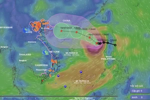 Biển Đông hứng cơn bão đầu tiên của năm 2023