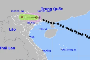 Bão số 1 suy yếu thành áp thấp nhiệt đới