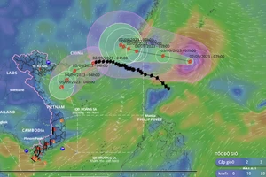 Bão số 3 đi vào vùng biển Quảng Đông, Trung Quốc