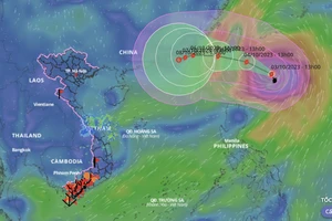 Bão KOINU giật cấp 17 sắp vào Biển Đông