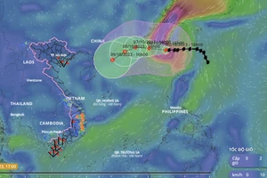Biển Đông có bão số 4