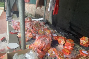 Triệt phá một cơ sở sản xuất mứt tết giả