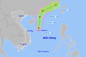 Áp thấp mạnh lên ở Hoàng Sa, dự báo mưa nhiều khắp nước 