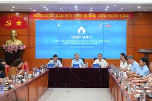 Bộ NN&PTNT họp báo về cuộc thi "80 năm ngành Thuỷ lợi Việt Nam"