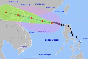 Bão số 3 mạnh lên cấp 15, chuẩn bị thành siêu bão