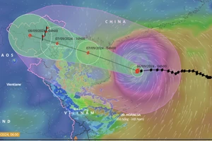 Siêu bão số 3 đang cách Quảng Ninh khoảng 600 km
