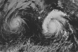 Xuất hiện tương tác 'bão đôi' sau khi bão Trà Mi vào Biển Đông