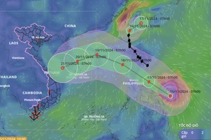 Siêu bão MAN-YI sắp vào Biển Đông