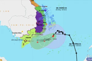 Bão số 10 suy yếu thành áp thấp nhiệt đới