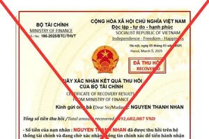 Bộ Tài chính bị mạo danh trong chiêu trò lừa đảo mới