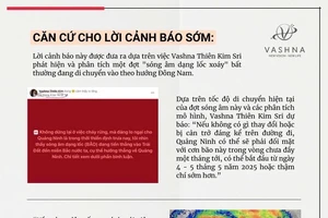 Tin đồn tháng 5 Quảng Ninh đón bão mạnh cấp 12 là ‘không có cơ sở’