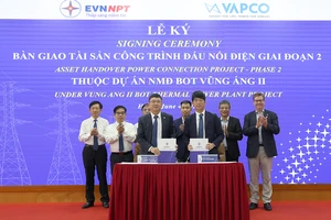 EVNNPT tiếp nhận tài sản - Công trình đấu nối điện thuộc Dự án Nhà máy nhiệt điện BOT Vũng Áng II