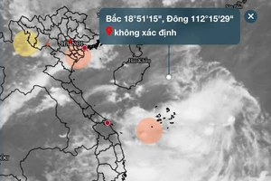 Biển Đông đang có vùng áp thấp có thể mạnh lên thành bão