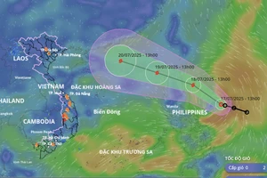 Bộ Nông nghiệp và Môi trường yêu cầu ứng phó áp thấp nhiệt đới gần Biển Đông