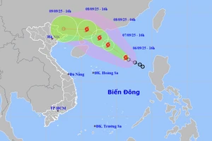 Biển Đông xuất hiện bão số 7, giật cấp 10
