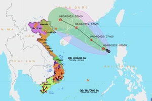 Bão Tapah sẽ ảnh hưởng Trung Quốc và Việt Nam