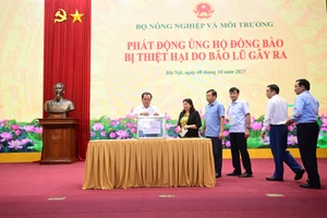 Bộ NN&MT phát động hỗ trợ đồng bào bị thiệt hại do bão lũ