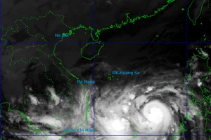 Từ đêm nay, ven bờ biển Trung Bộ có thể xuất hiện dông lốc, gió giật do bão số 13
