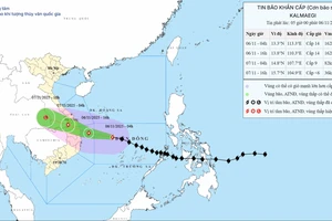 Bão số 13 giật cấp 17 đang tăng tốc, còn cách Quy Nhơn 360km
