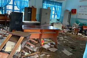 Sau mưa lũ, 59 trường ở miền Trung vẫn phải cho học sinh nghỉ học