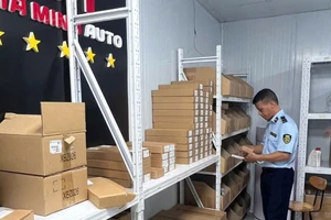 Phát hiện doanh nghiệp kinh doanh hàng trăm phụ tùng ô tô nghi giả 