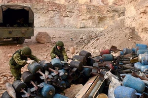 Nga đưa hơn 150 lính phá mìn tới Palmyra