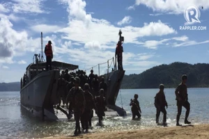 Mỹ-Philippines tập trận phản ứng nhanh trên biển Đông