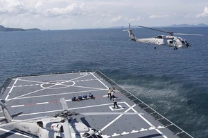 Thủy quân lục chiến Mỹ tập trận hải quân với Thái Lan