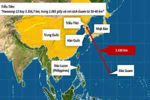 Philippines lo tên lửa Triều Tiên rơi trúng