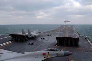 Không quân Trung Quốc tập trận sát Triều Tiên