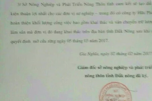 Giả chữ ký giám đốc sở để khất nợ