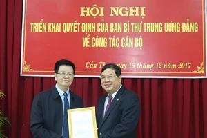 Phó bí thư Cần Thơ làm phó ban Nội chính Trung ương