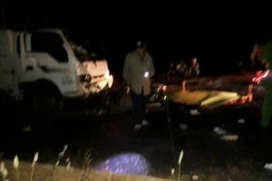 2 bác sĩ bị nạn sau va chạm với xe tải