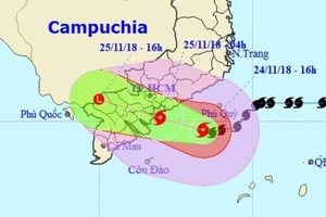 Bão số 9 giật cấp 12 áp sát Nam bộ, đêm nay TP.HCM mưa lớn