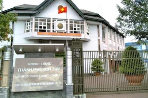 UBND TP Kon Tum bị trộm đột nhập phá két sắt