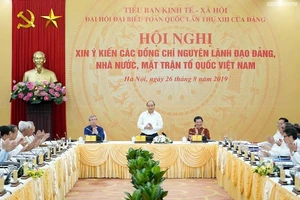 Thủ tướng nghe các nguyên lãnh đạo góp ý về chiến lược KTXH