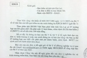 7 người đã chết vẫn có tên khám bệnh bảo hiểm y tế